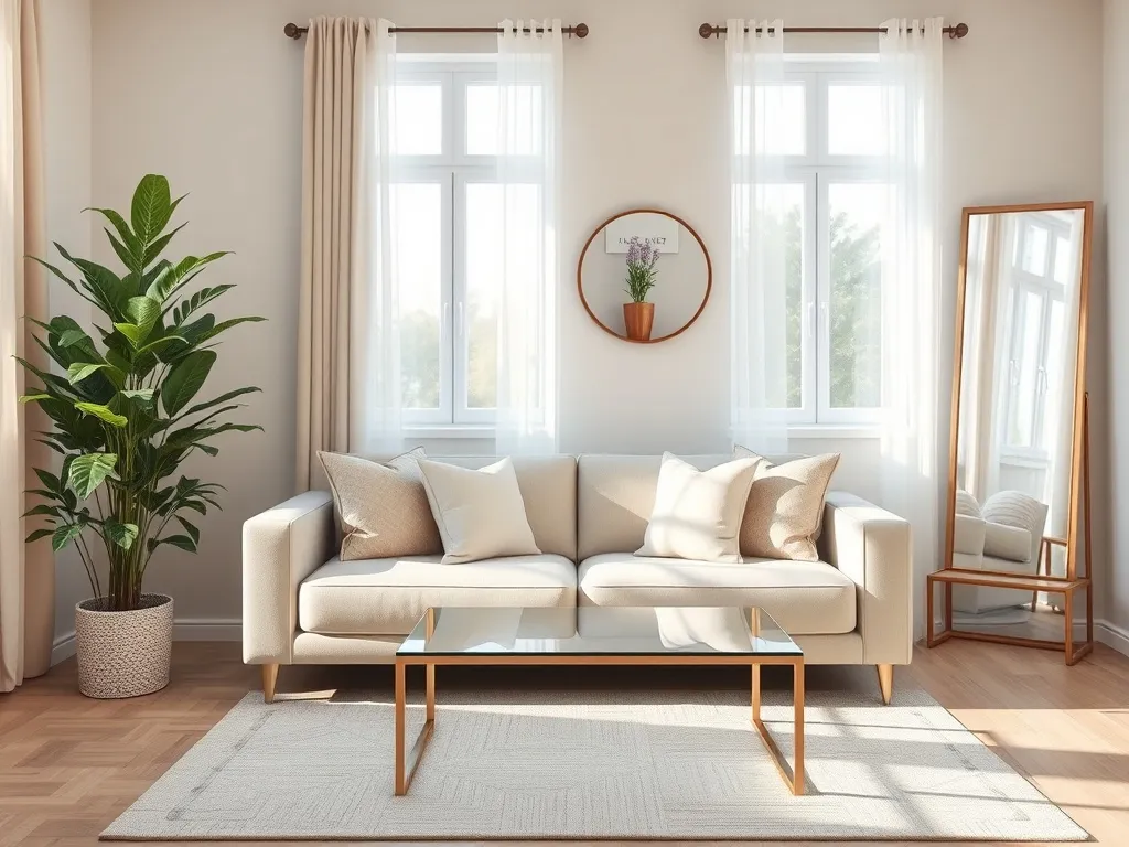 Jak optycznie powiększyć salon? Sprawdzone sposoby na małe wnętrza