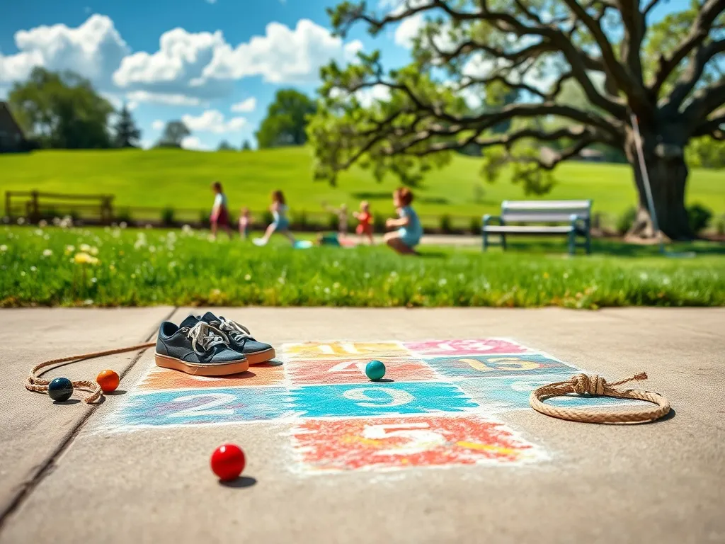 Stare zabawy podwórkowe – wspomnienia z dzieciństwa i ich urok