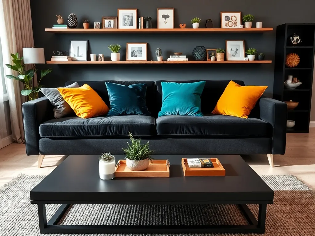 Czarne meble w salonie: jakie dodatki wybrać?