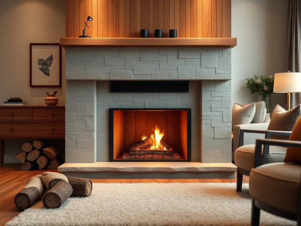 Czym obłożyć kominek w salonie? Najlepsze materiały i pomysły
