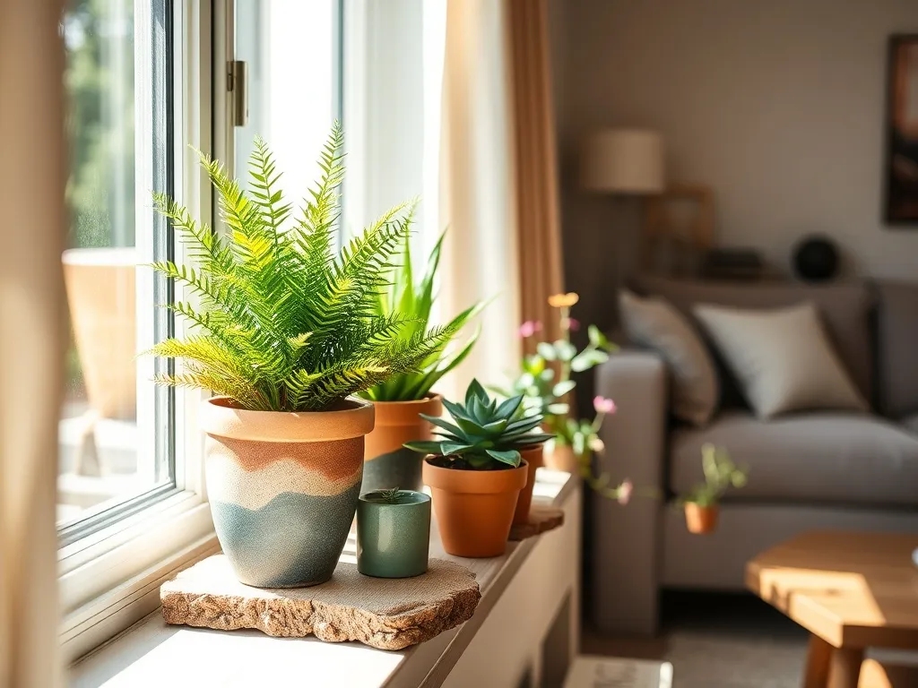 Co na parapet w salonie? Pomysły na dekoracje i rośliny